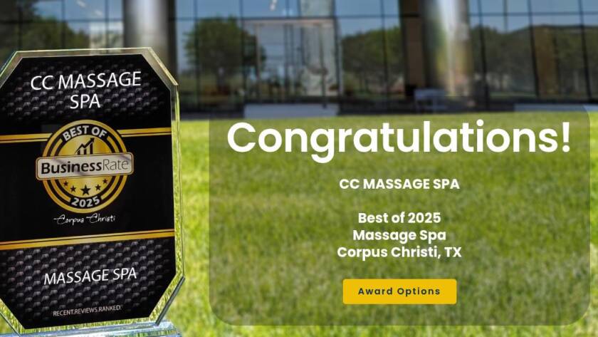 Corpus Christi Massage Spa Wins BusinessRate Best of 2025 Award