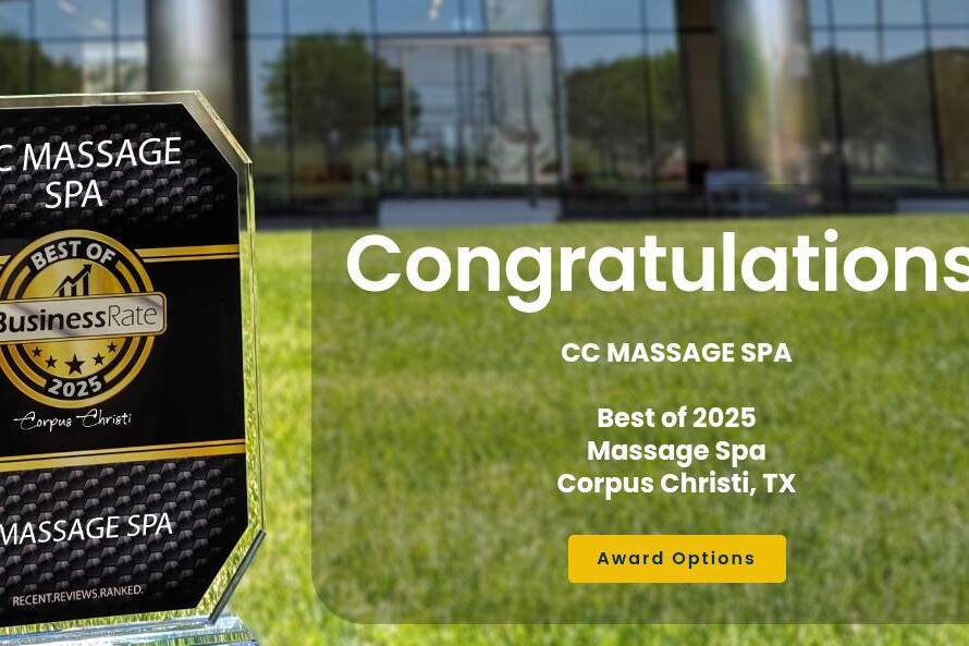Corpus Christi Massage Spa Wins BusinessRate Best of 2025 Award