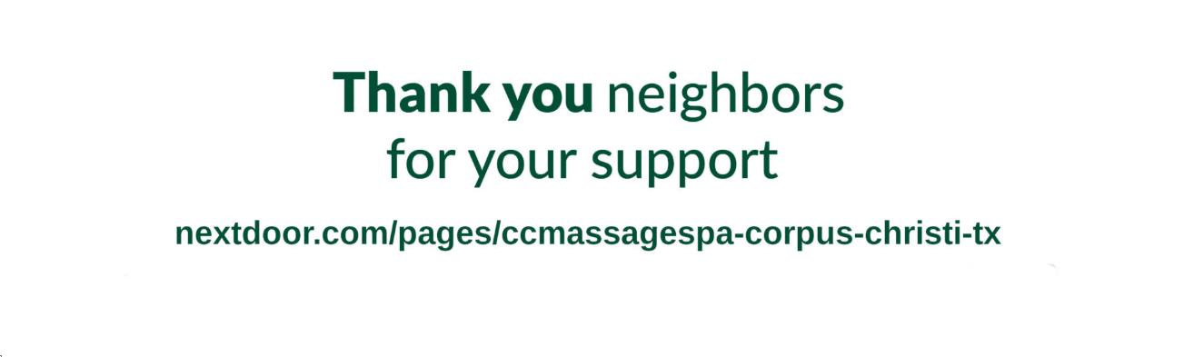 2025 Nextdoor Fave Winner CCMASSAGESPA
