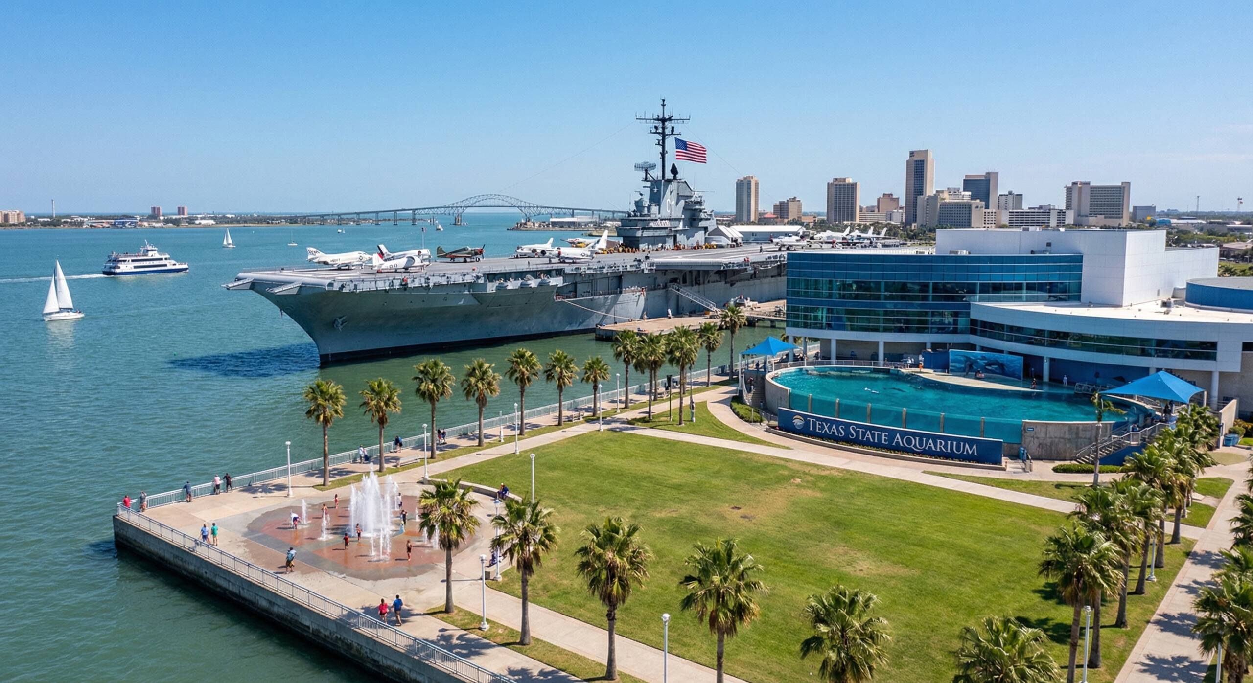 Massage Corpus Christi TX Bay Front Downtown Landmarks
